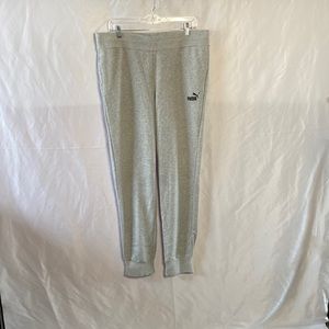 Light Grey Puma Sweat Pants size XL